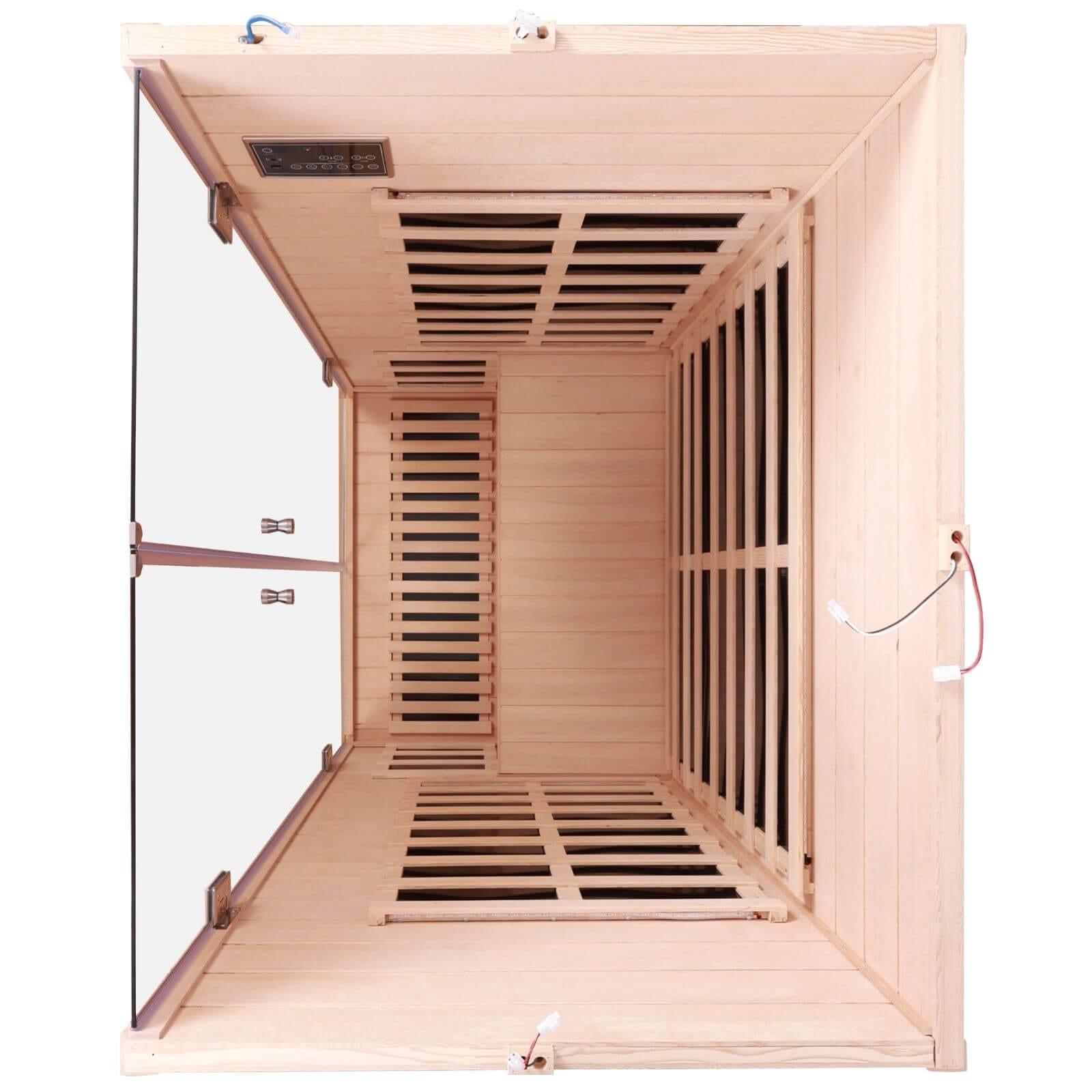 Ample-902SH 2 Person Ultra-Low EMF Far Infrared Sauna | Limited Stock Remaining
