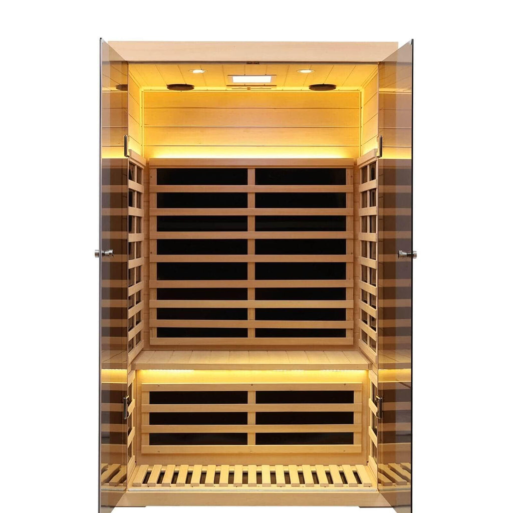 Ample-902SH 2 Person Ultra-Low EMF Far Infrared Sauna | Limited Stock Remaining