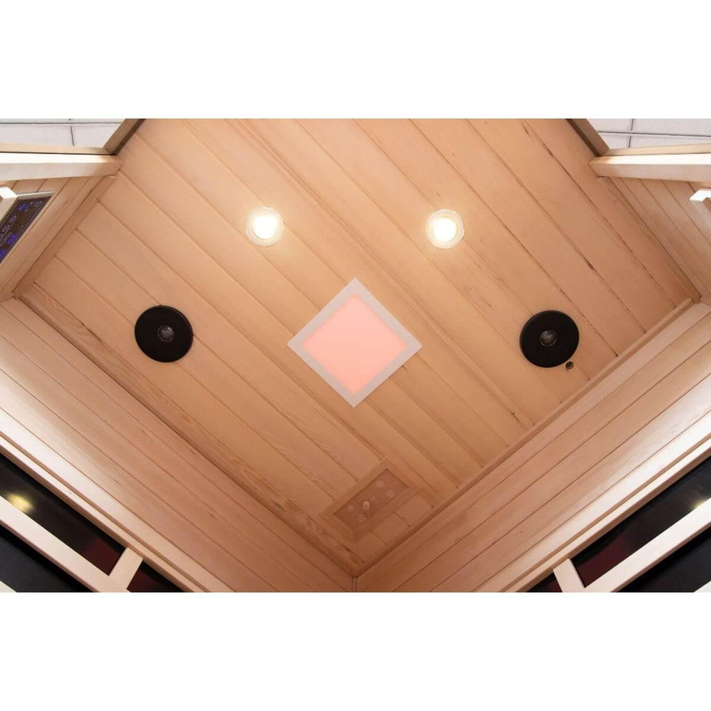 Ample-907SH Corner 2 Person Ultra-Low EMF Far Infrared Sauna | Limited Stock Remaining