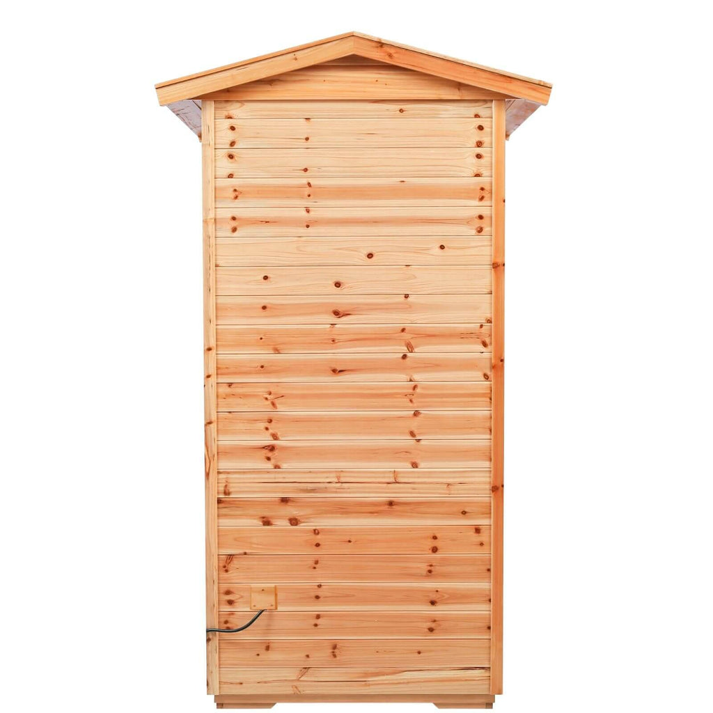 Garner-901VS 1 Person Outdoor Far Infrared Sauna | Fir Model Hot Offer