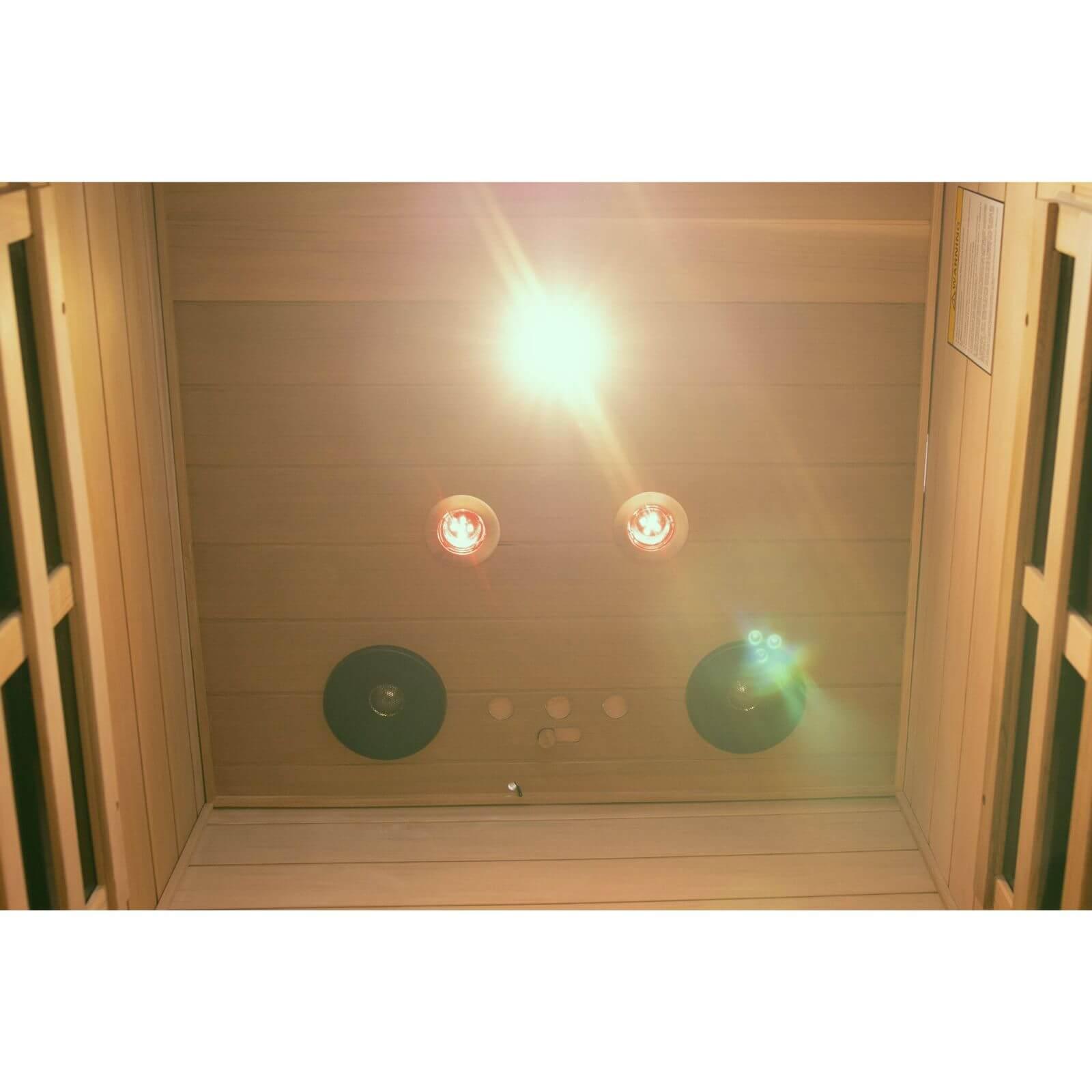 Maxwell-901BH 1 Person Ultra-Low EMF Far Infrared Sauna | Hemlock Model Hot Offer
