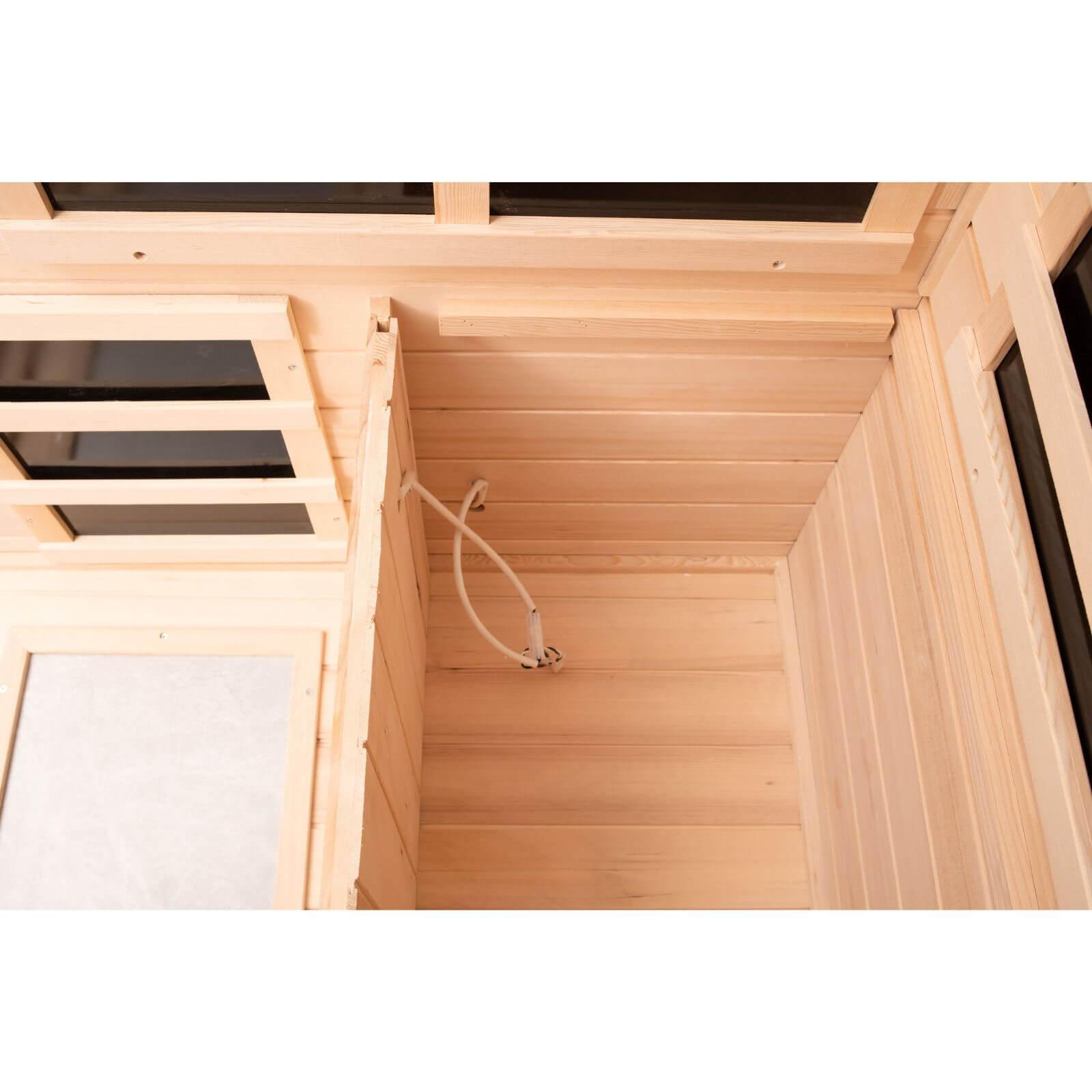 Maxwell-901BH 1 Person Ultra-Low EMF Far Infrared Sauna | Hemlock Model Hot Offer