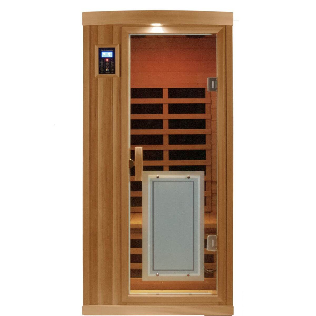 Maxwell-901BH 1 Person Ultra-Low EMF Far Infrared Sauna | Hemlock Model Hot Offer
