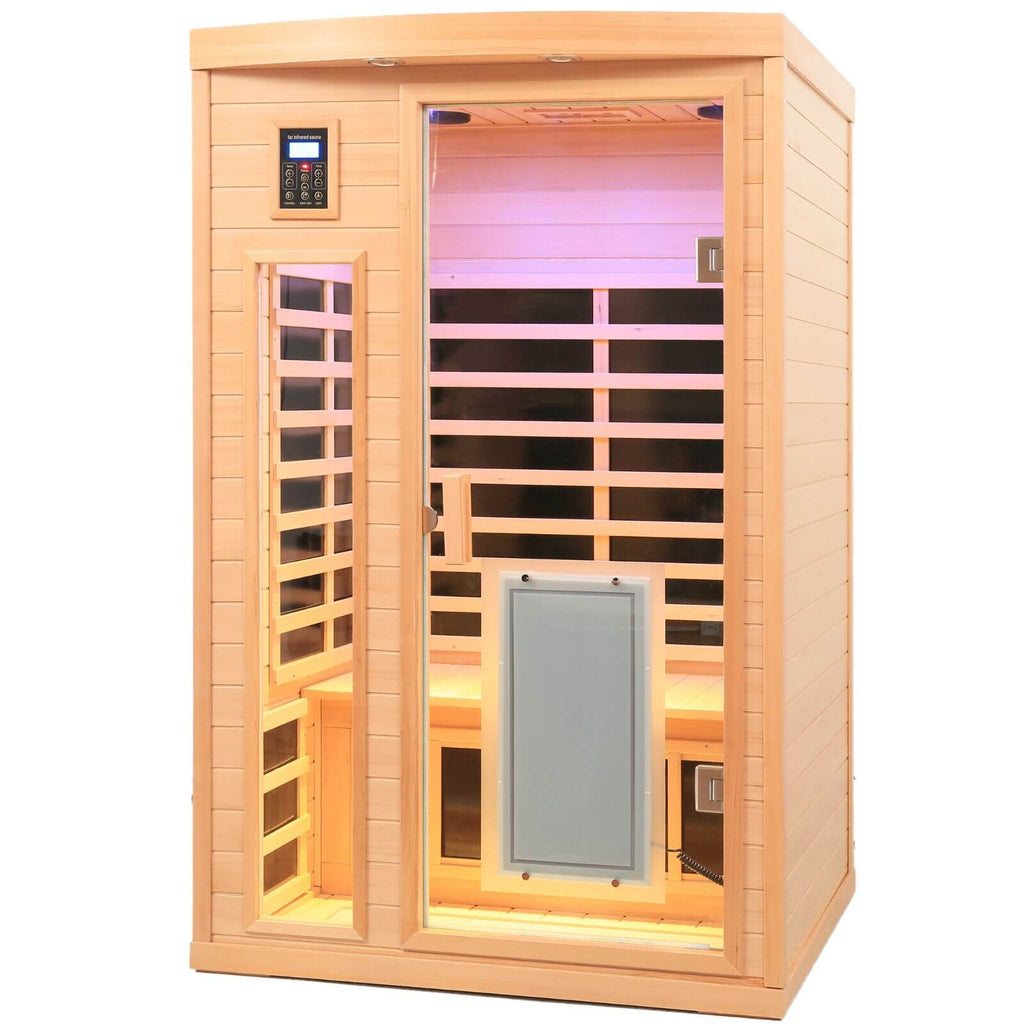 Maxwell-902BH 2 Person Ultra-Low EMF Far Infrared Sauna | Hot Offer