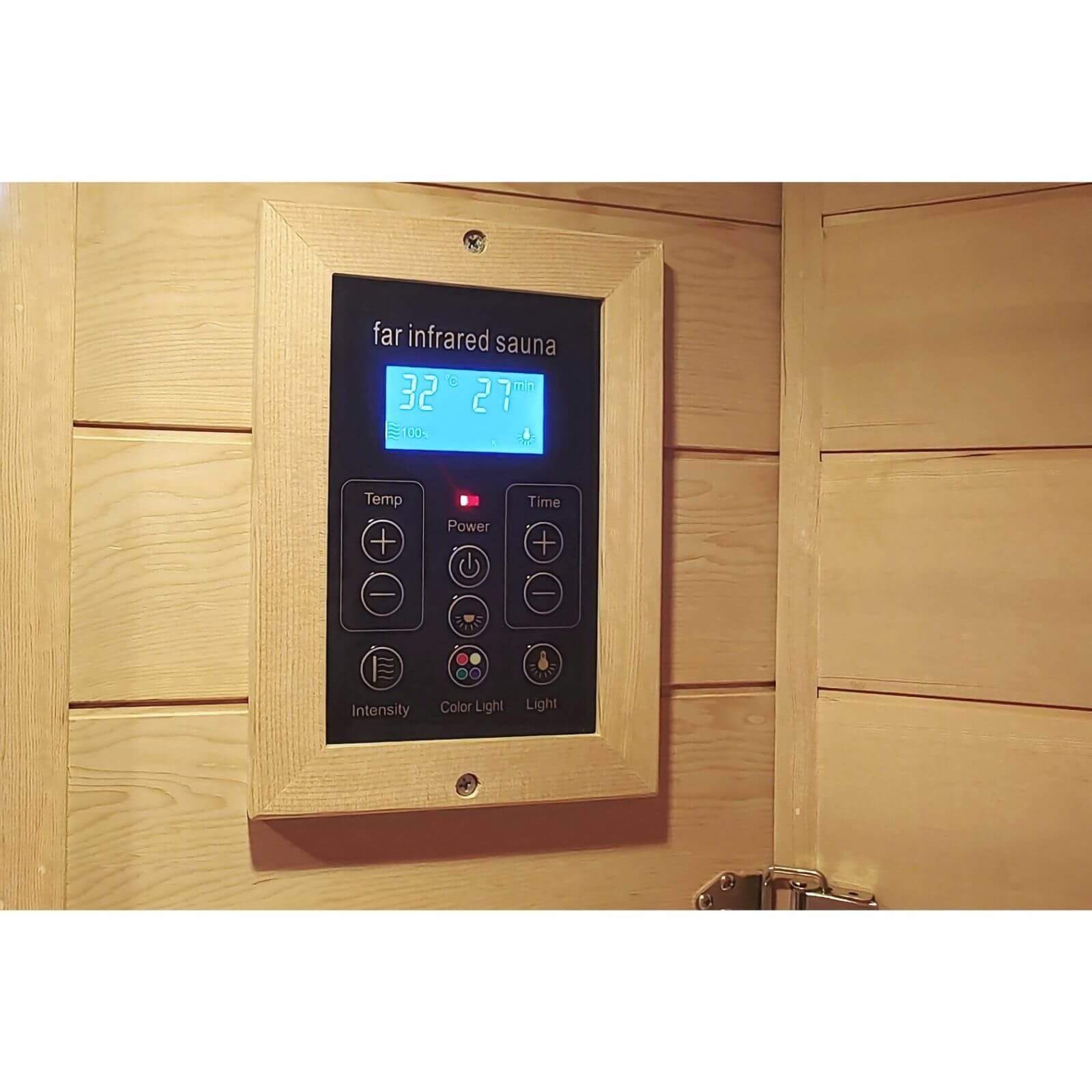 Maxwell-907BH Corner 2 Person Ultra-Low EMF Far Infrared Sauna