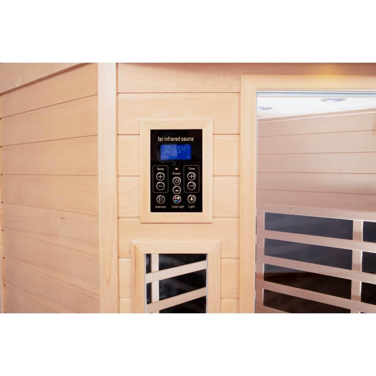 Maxwell-907BH Corner 2 Person Ultra-Low EMF Far Infrared Sauna