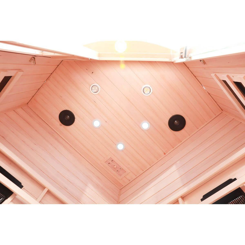 Mix-907BHD 2 Person Corner Far & Near Infrared Sauna | Limited Stock Remaining