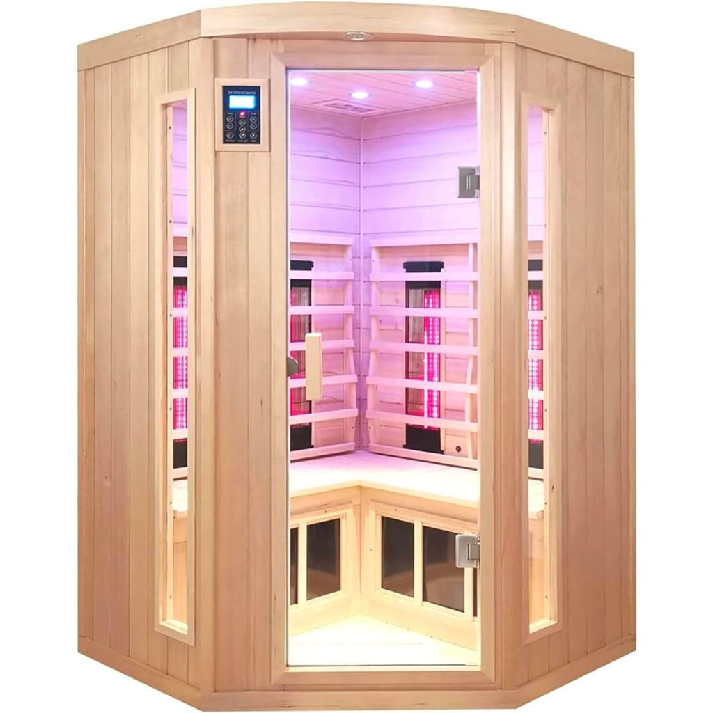 Mix-907BHD 2 Person Corner Far & Near Infrared Sauna | Limited Stock Remaining