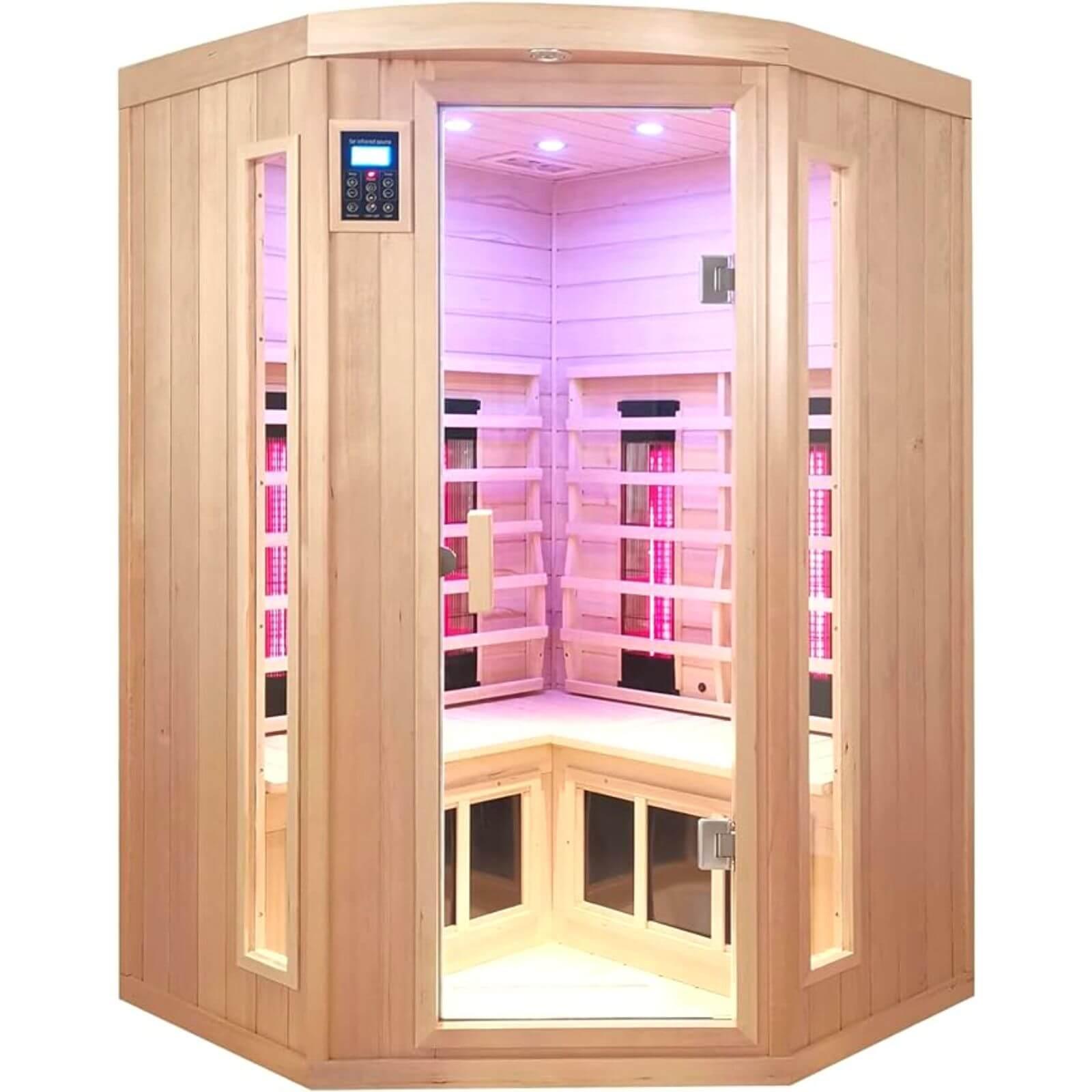 Mix-907BHD 2 Person Corner Far & Near Infrared Sauna | Limited Stock Remaining