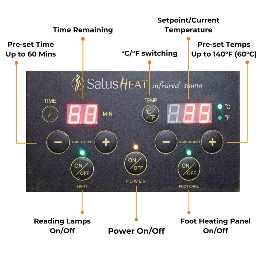 Purity-907GHC Corner 2 Person Far Infrared Sauna | Clearance Sale