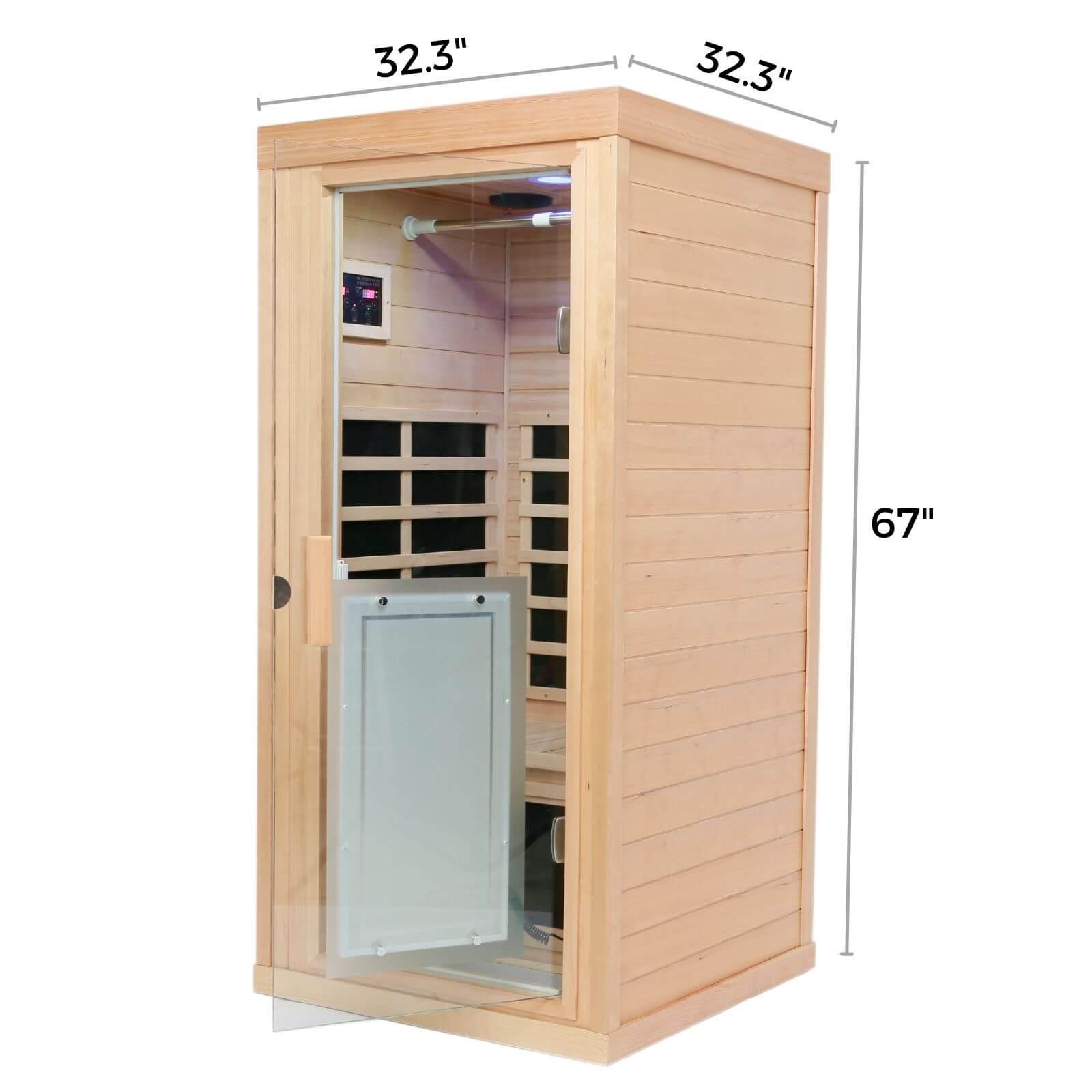 Purity-906MH/R 1 Person Classic Far Infrared Sauna | Limited Stock Remaining