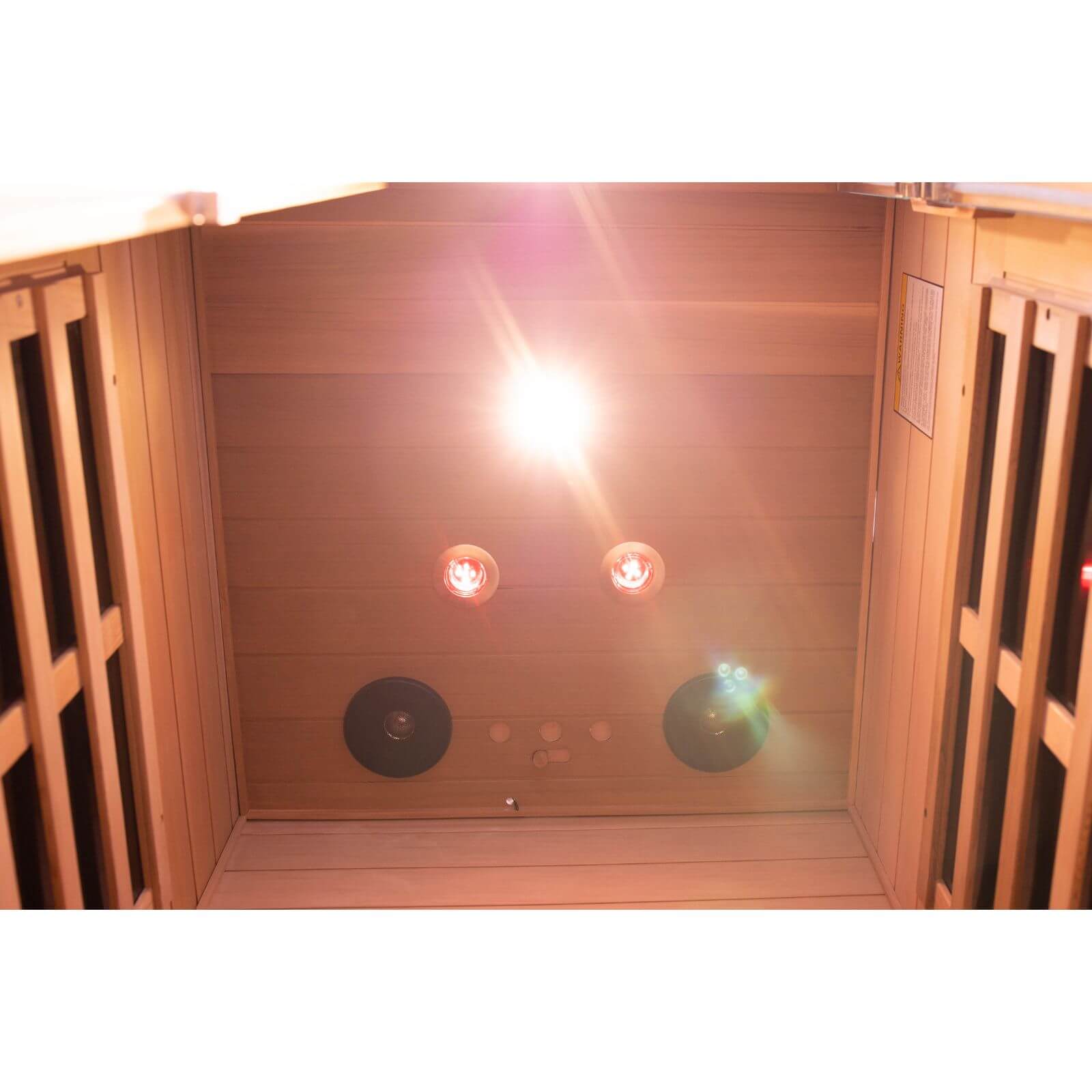 Sublime-901BR 1 Person Ultra-Low EMF Far Infrared Sauna in Red Cedar | Limited Stock Remaining
