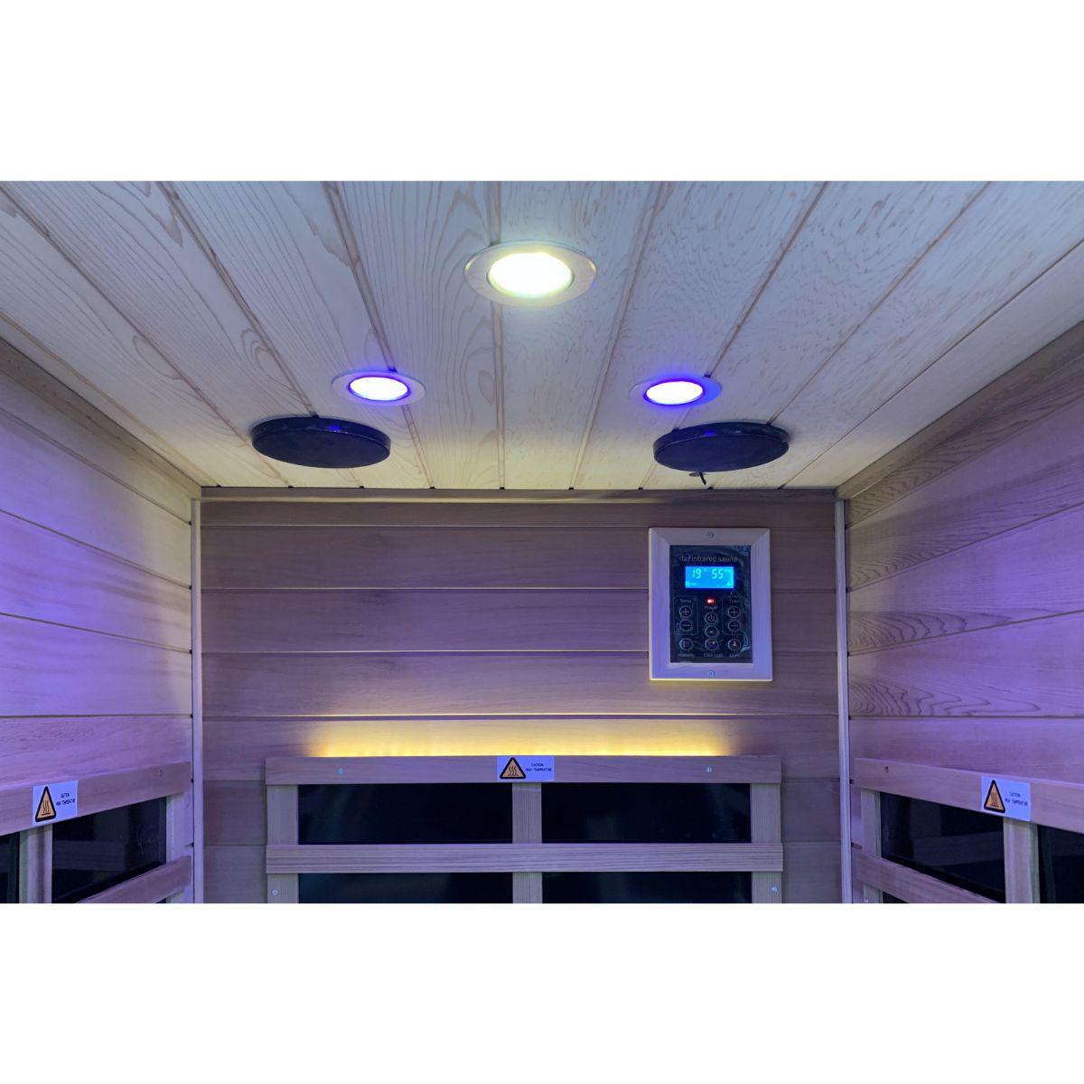 Wearwell-901VR 1 Person Outdoor Ultra-Low EMF Far Infrared Sauna in Red Cedar | Nature's Art, Noble Enjoyment
