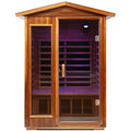 Wearwell-902VR 2 Person Outdoor Ultra-Low EMF Far Infrared Sauna in Red Cedar | Nature's Art, Noble Enjoyment | Value Sale